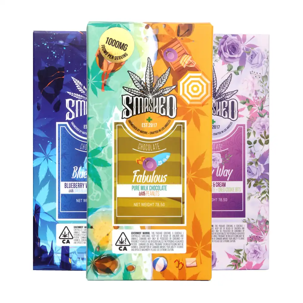 smashed_1000mg_THC_chocolat_bars_main.webp Fabulous Chocolate Bar 1000mg - Image 1